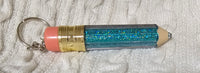 glitter 'pencil' key chains