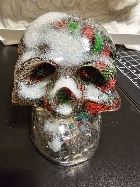 Christmas skull