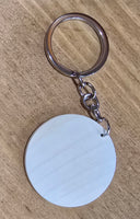 Princess UV DTF decals - wooden key chains