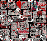 Valentine tumbler wraps - sublimation