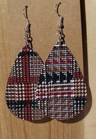 earrings - faux leather