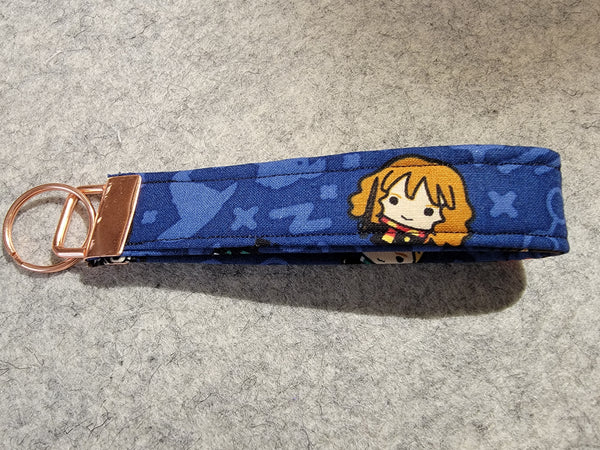 lined fabric key wristlet (basic)