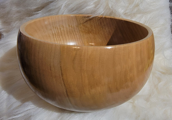 figured maple bowl