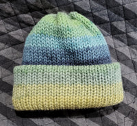 knit hat in Sutherland stripe