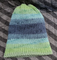 knit hat in Sutherland stripe
