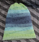 knit hat in Sutherland stripe