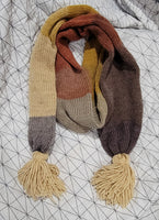 knit scarf in Centaur