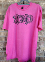 xoxo leopard print ss tee