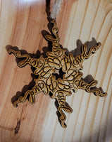 wooden tree ornaments