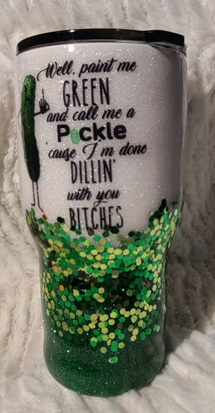 Call Me a Pickle tumbler