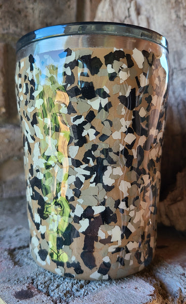 camo inspired lowball tumbler