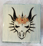 ceramic tile coaster (color) w/ cork backing
