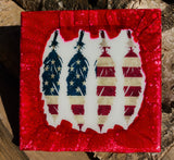 ceramic tile coaster (color) w/ cork backing