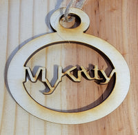 wooden tree ornaments