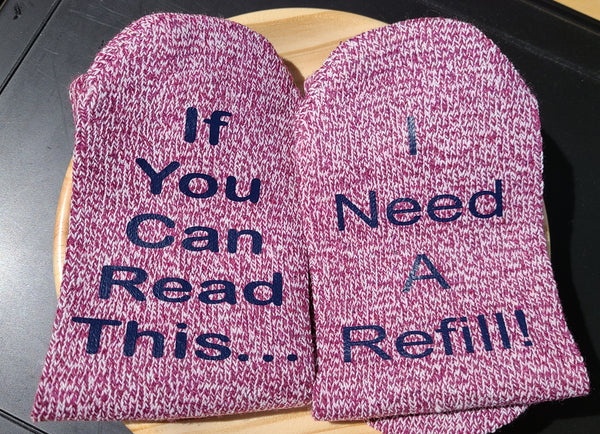 'If You Can Read This' socks *CLEARANCE