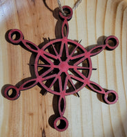 wooden tree ornaments