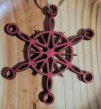 wooden tree ornaments
